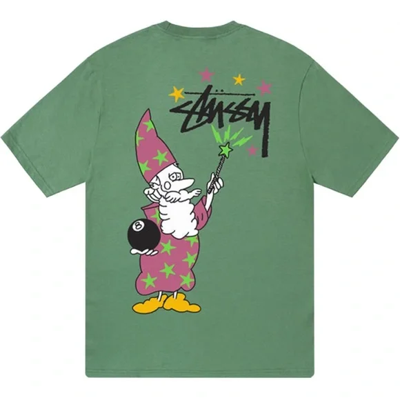 トップス Stussy SHIRT Striped Garage Green L 楽天市場】ステューシー STUSSY シャツ 半袖 メンズ Striped